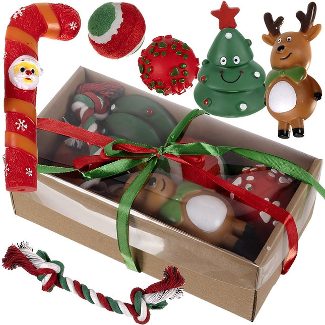 Kerstcadeau voor hond - speelgoed Purlov 22637