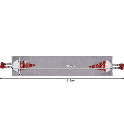 Christmas table runner 180x33cm Ruhhy 22501