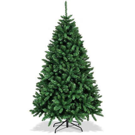 Vánoční stromek 183 cm, umělý stromek se skládacím kovovým stojanem