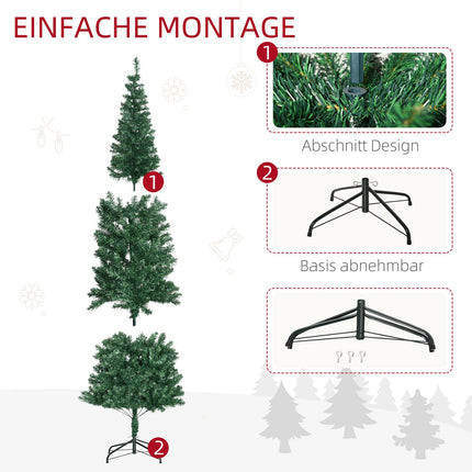 Umělý vánoční stromek – 2.1 m, PVC, 631 větví, zelený