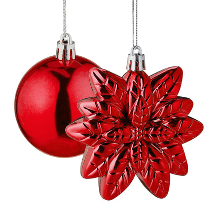 Kerstboomballen in een verpakking van 100