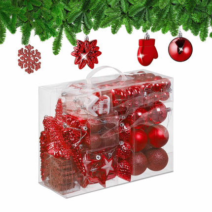 Kerstboomballen in een verpakking van 100