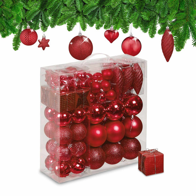 Christmas tree balls in a set of 110 pcs
