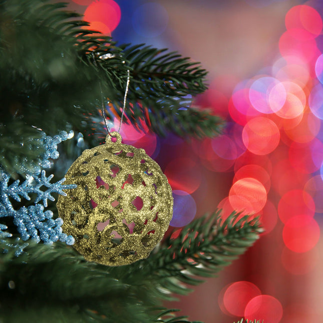 Christmas tree balls in a set of 150