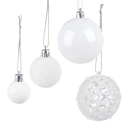 Christmas tree balls in a set of 50