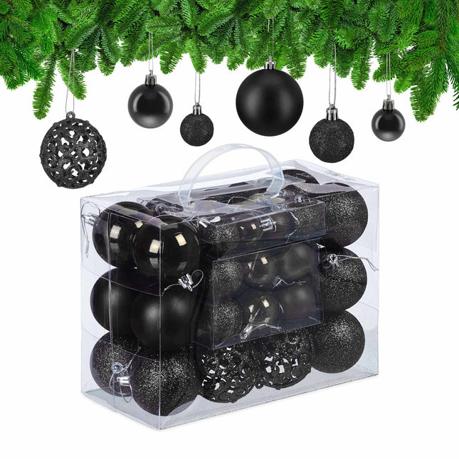 Christmas tree balls in a set of 50