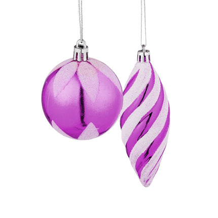 Kerstboomballen in een set van 72 stuks