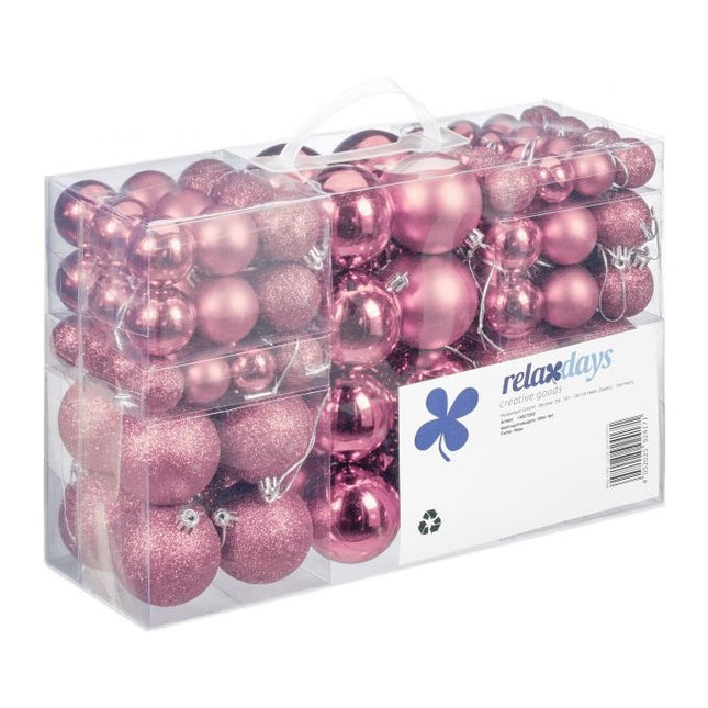 Christmas tree balls in sets of 100