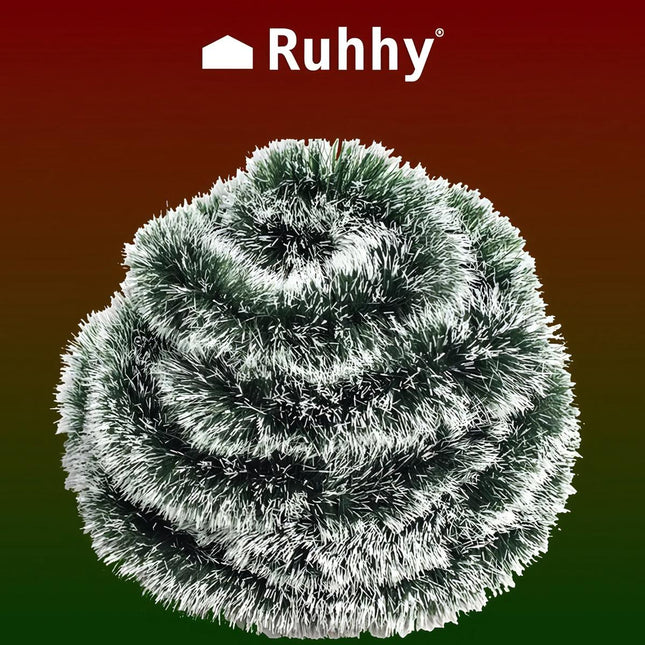 Weihnachtsbaumgirlande - gefrostet 6m Ruhhy 22310