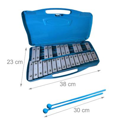 Chromatický xylofon pro děti, 25 tónů, rozsah G5-G7