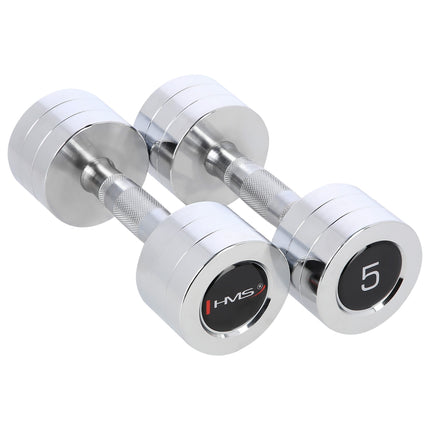 Chrome Dumbbell Set, 2 Pieces