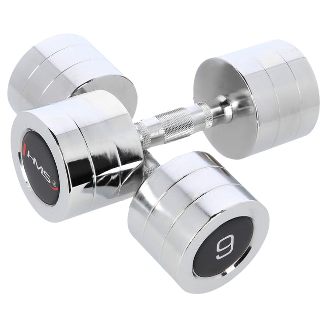 Chrome Dumbbell Set, 2 Pieces