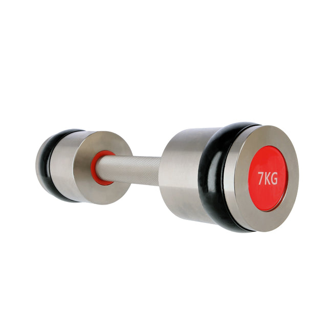 Chromed Dumbbell Set, 2 x 7 kg, Premium Quality