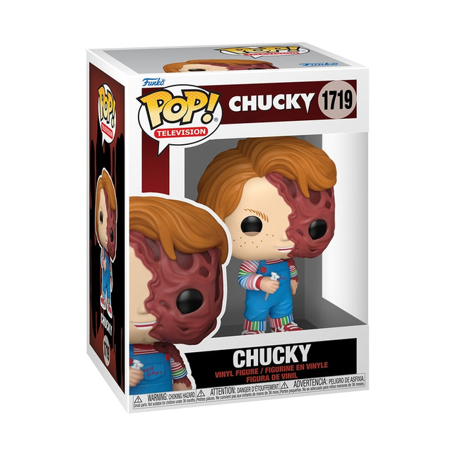 Chucky Funko Pop! vinylová figurka – varianta s roztavenou tváří