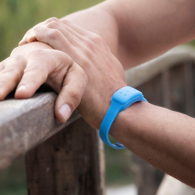 Náramek proti komárům s citronelou InnovaGoods Antimosquitos – červená