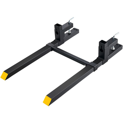 Clamp-On Pallet Forks 2000 lb, 43 in, Stabilizer Bar