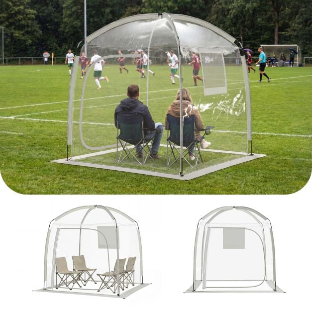 Doorzichtige bubbeltent, 2-4 personen, 215 x 215 cm