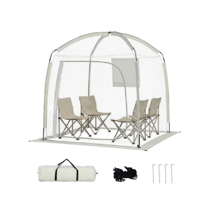 Průhledný bublinový stan, pro 2-4 osoby, 215 x 215 cm