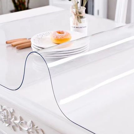 Clear PVC Table Protector 40 x 80 in, 1.5 mm Thick