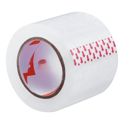 Clear Packing Tape, 6 Rolls 1.88 in x 25 yd, Dispensers
