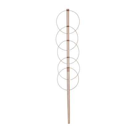 Opora pro popínavé rostliny, 150 cm, sada 2 ks, hnědá