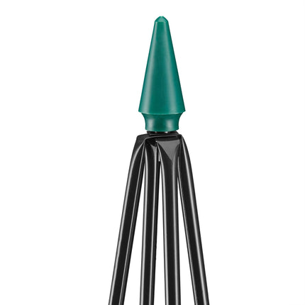 Opora pro popínavé rostliny, sada 2 ks, 190 cm, černá