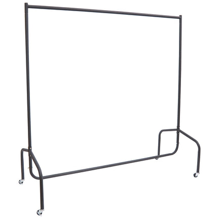 Mobile clothes rack with wheels - 120x60x170cm, space-saving