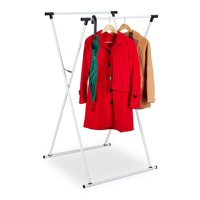Clothes hanger retractable metal