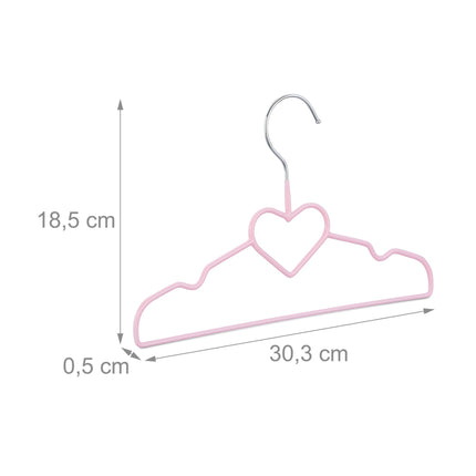Dětská ramínka na oblečení – sada 10 ks
