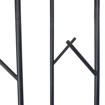 Věšák s 8 háčky a 2 policemi, 175 cm