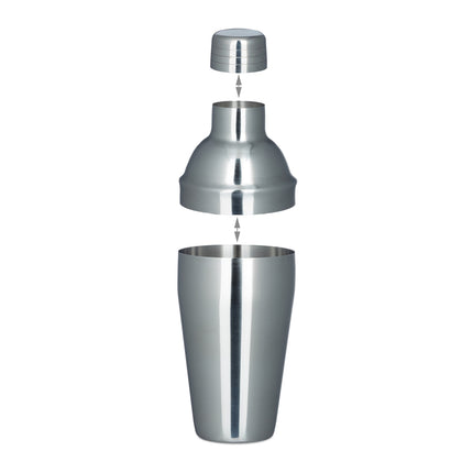 Cocktail set stainless steel 5 parts