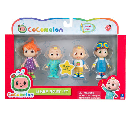 Cocomelon sada figurek Rodina, 4 ks