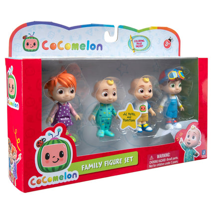 Cocomelon sada figurek Rodina, 4 ks