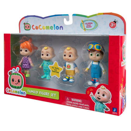 Cocomelon sada figurek Rodina, 4 ks