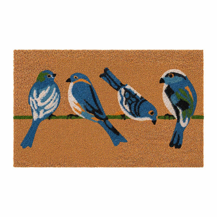 Kokosová rohožka se zvířecím motivem, 60x40 cm, protiskluzová spodní strana