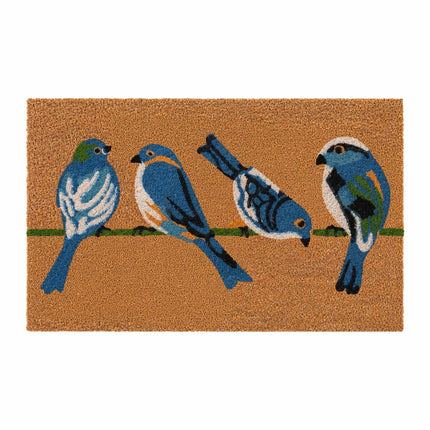 Kokosová rohožka se zvířecím motivem, 60x40 cm, protiskluzová spodní strana