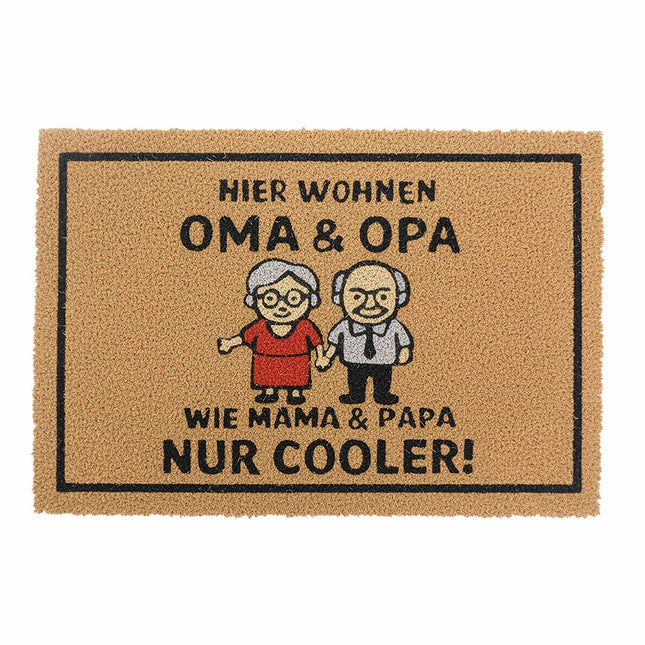 Coconut Doormat 60 x 40 cm – Non-Slip, Funny Quote