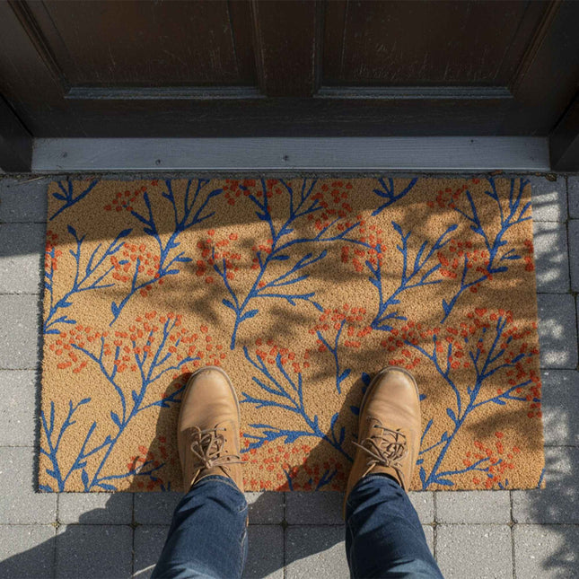 Coconut Doormat, 80x50 cm, Non-Slip, Weather-Resistant