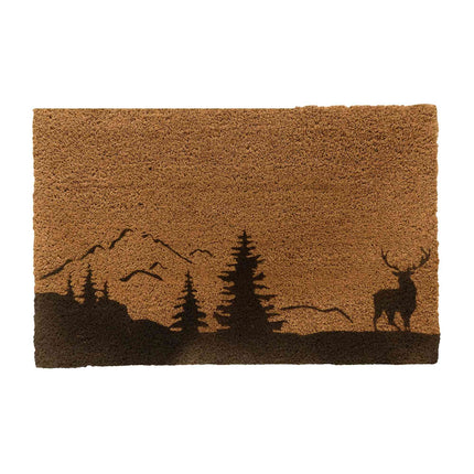 Kokosová rohožka, 80x50 cm, protiskluzová, odolná proti povětrnosti
