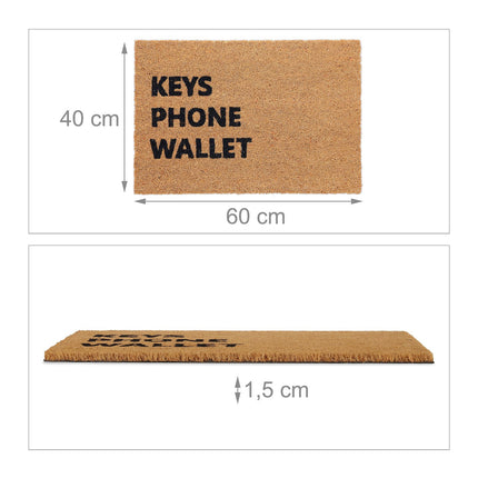 Kokosová rohožka "Key Phone Wallet
