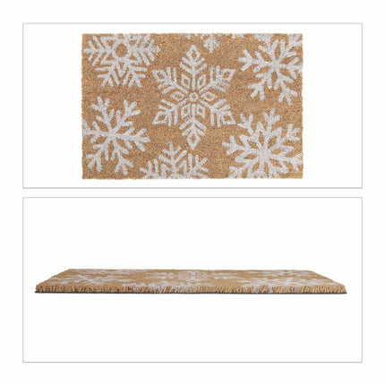Coconut Doormat Snowflakes