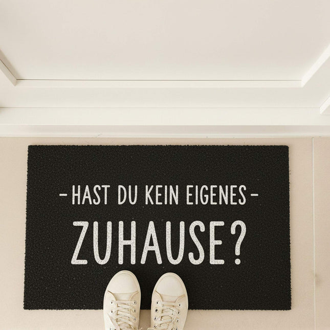 Coconut Doormat with Humorous Saying, 60 x 40 cm