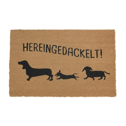 Coconut Fiber Animal Doormat, 80x50 cm, Indoor/Outdoor
