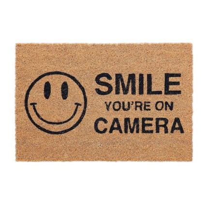 Kokosová rohožka "Smile you're on camera"