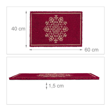 Kokosová rohožka "Snowflake