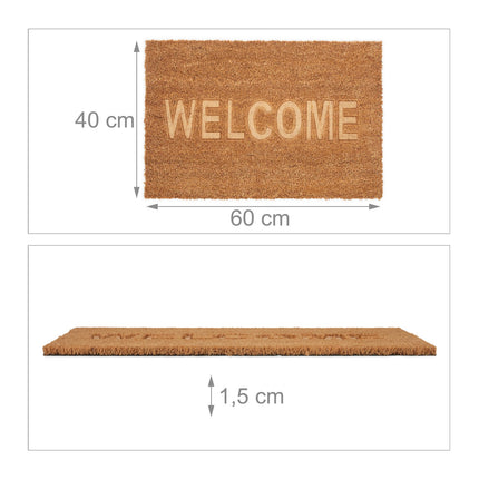 Kokosová rohožka Welcome