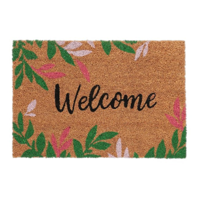 Coconut door mat Welcome