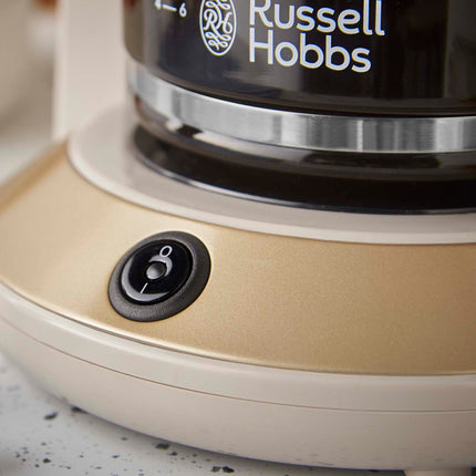 Coffee Maker, Stone-Colored, 1.25L Capacity