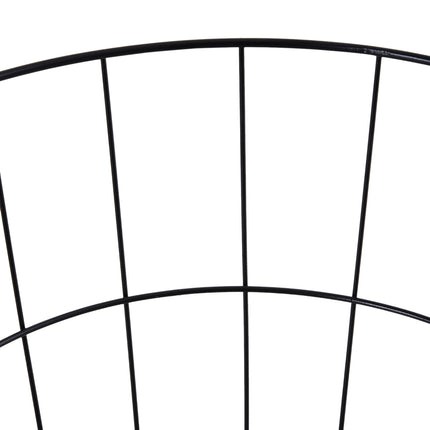 Round coffee table with storage, Natural metal MDF, Ø39.5X43Cm