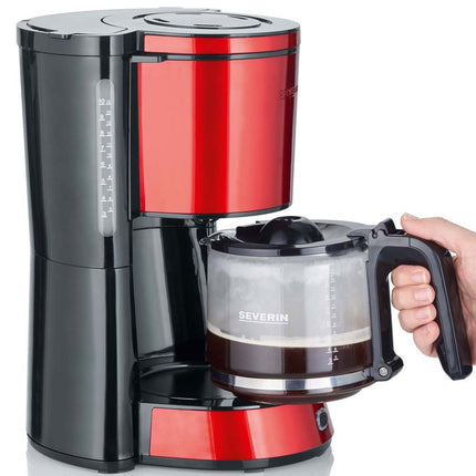 Kávovar 10 šálků 1000W chilli červená KA4817